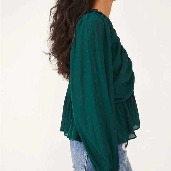 Free People Daia Top Garden Gem NWOT - Picture 2 of 14